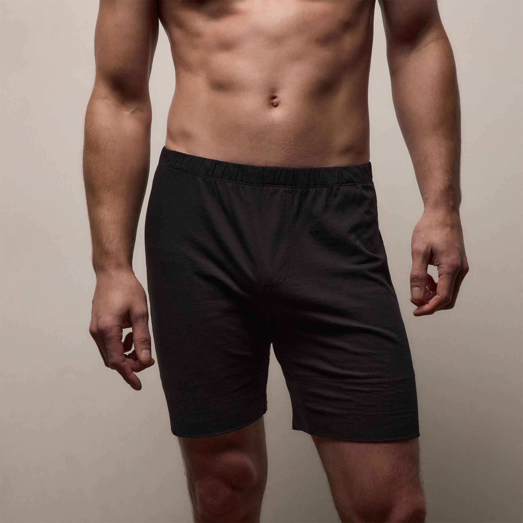 Boxer Short Classic Fit in Black | James Perse Los Angeles