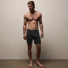 Boxer Short Classic Fit in Carbon Pigment | James Perse Los Angeles