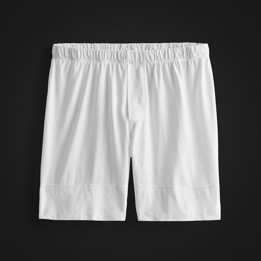 Boxer Short Classic Fit in White | James Perse Los Angeles