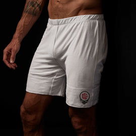 Grateful Dead Rose Boxer Short in White/Red | James Perse Los Angeles