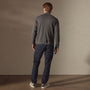 Linen Blend Zip Up in Pipe/Magma | James Perse Los Angeles