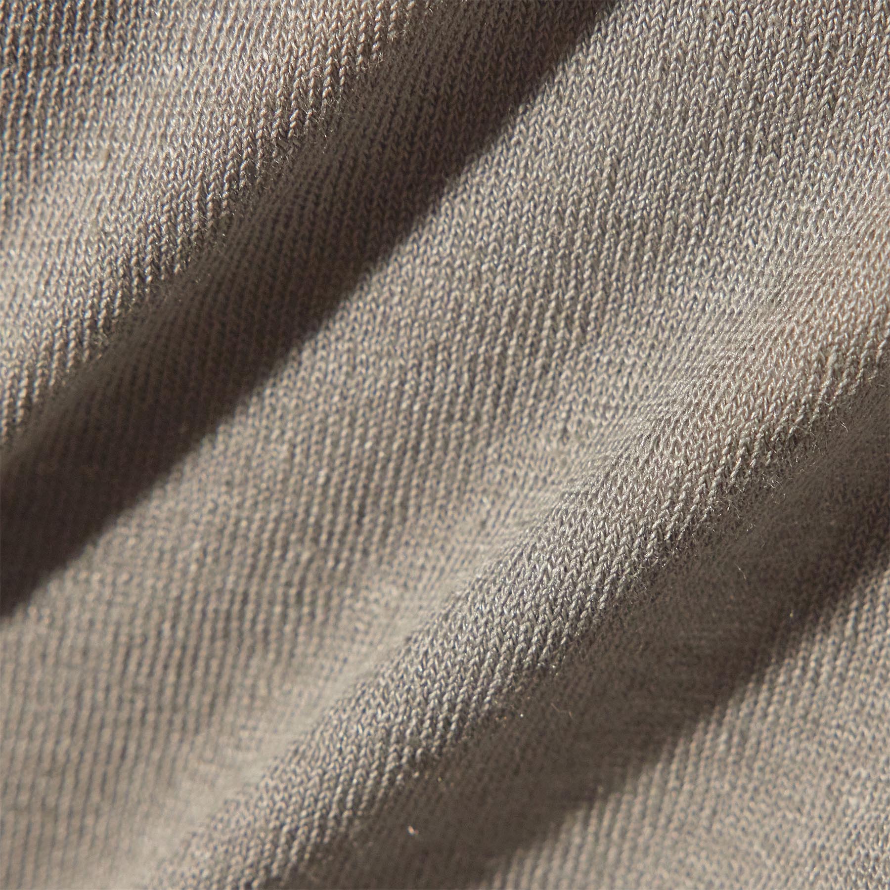 Linen Blend Zip Up in Silver Grey/White | James Perse Los Angeles