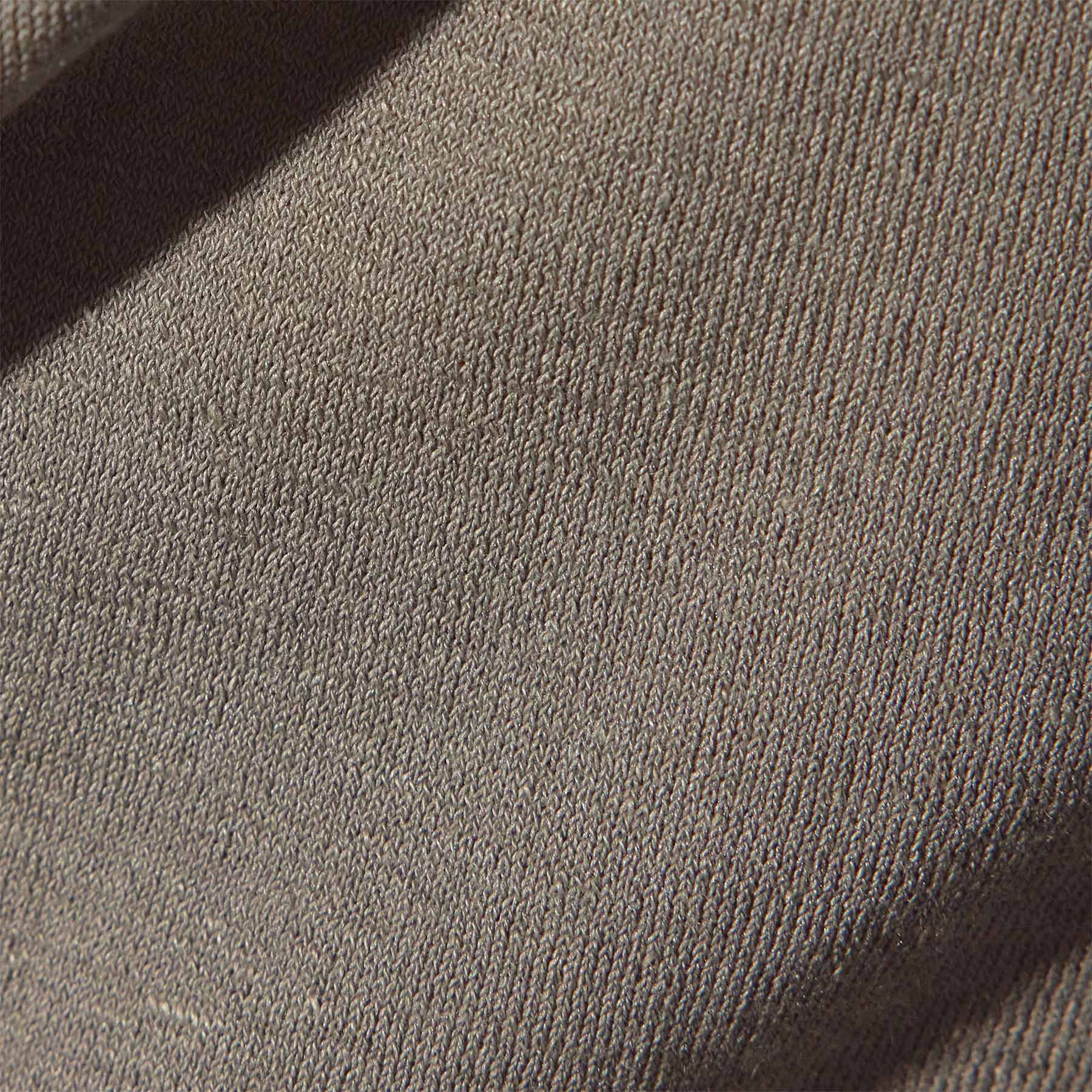 Linen Blend Contrast Polo in Silver Grey/White | James Perse Los Angeles