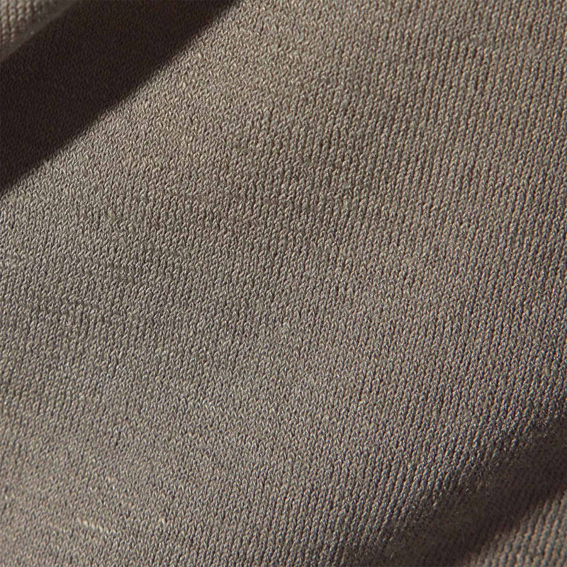 Linen Blend Contrast Polo in Silver Grey/White | James Perse Los Angeles