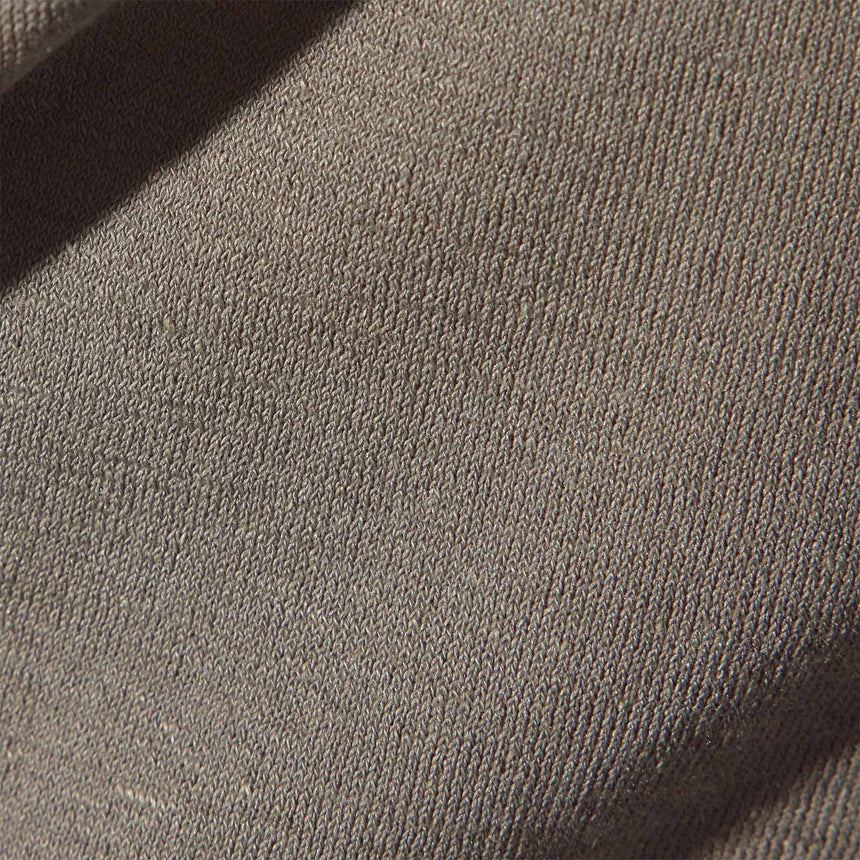 Linen Blend Contrast Polo in Silver Grey/White | James Perse Los Angeles