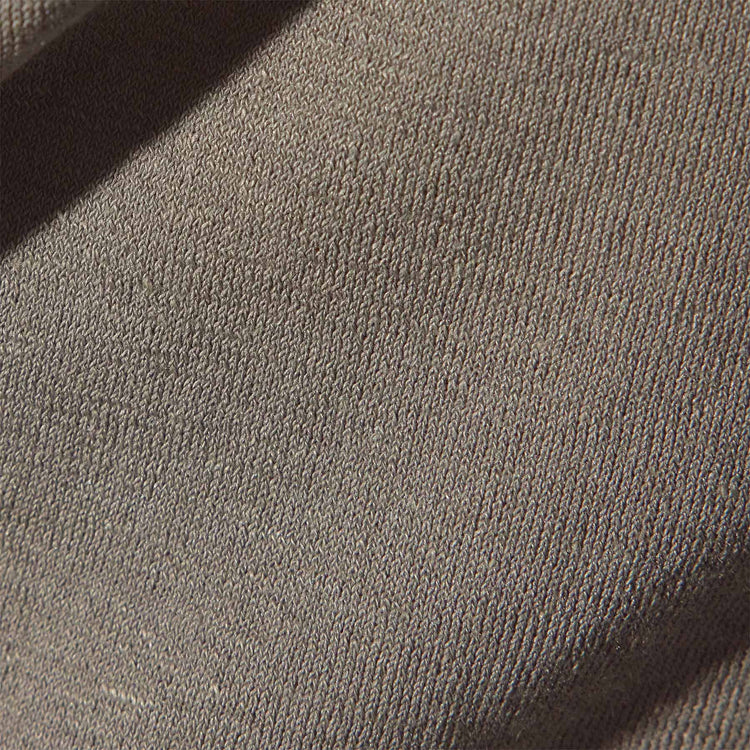 Linen Blend Contrast Polo - Silver Grey/White | James Perse Los  