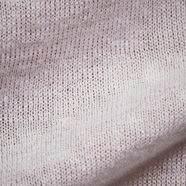 Linen Blend Contrast Polo in White/Silver Grey | James Perse Los Angeles