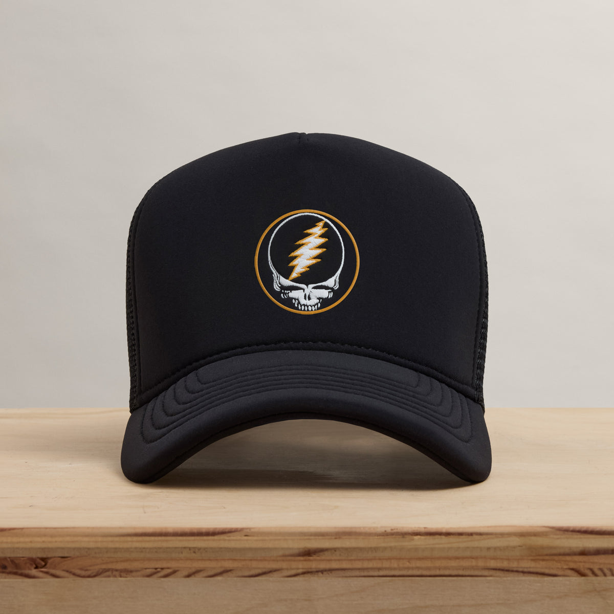 Grateful Dead Patch Trucker in Black | James Perse Los Angeles