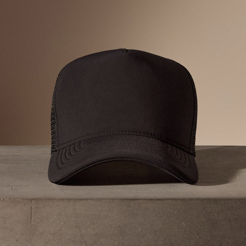 Scuba Trucker Hat in Black | James Perse Los Angeles