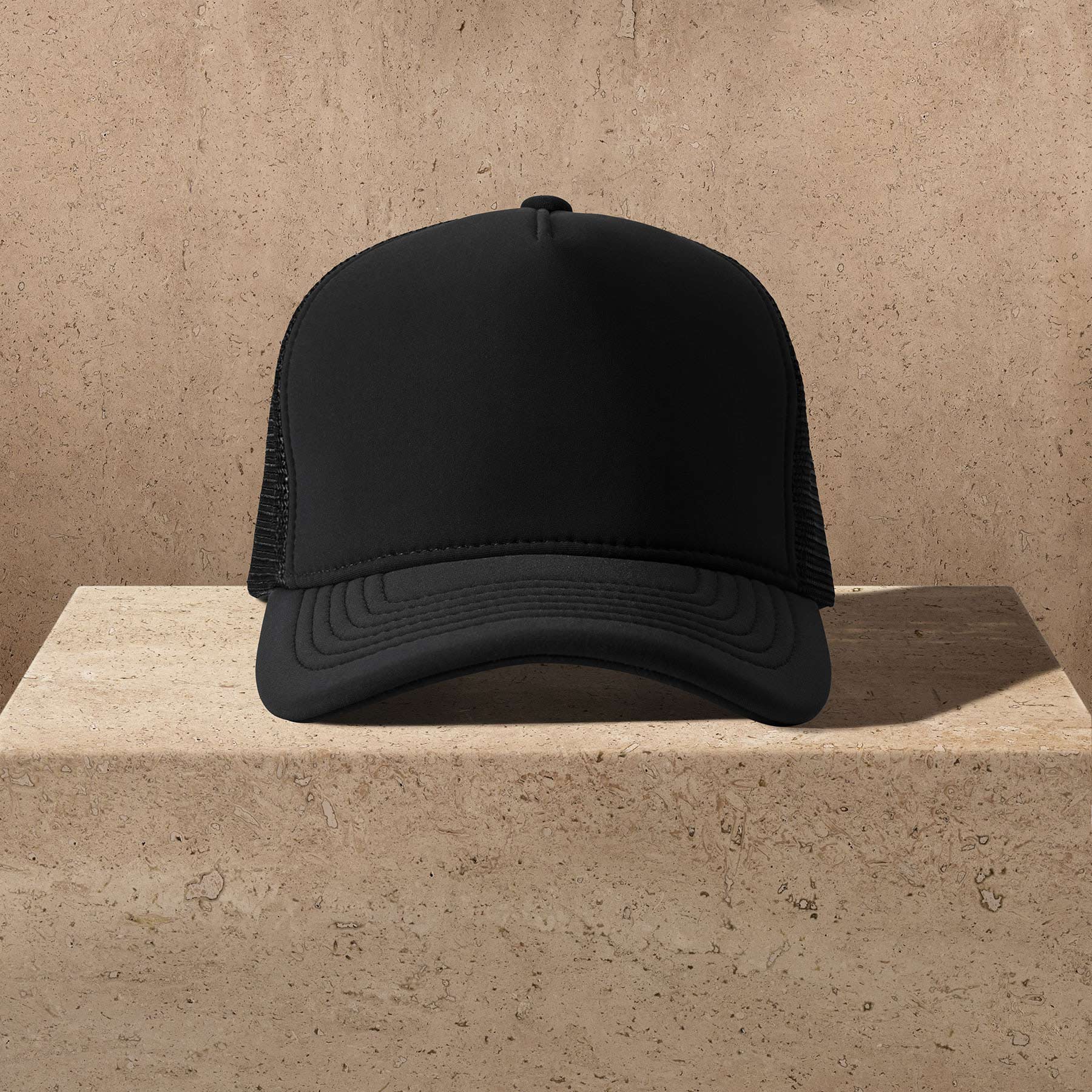 Scuba Trucker Hat - Black | James Perse Los Angeles