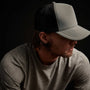 Scuba Trucker Hat in Pale Grey | James Perse Los Angeles