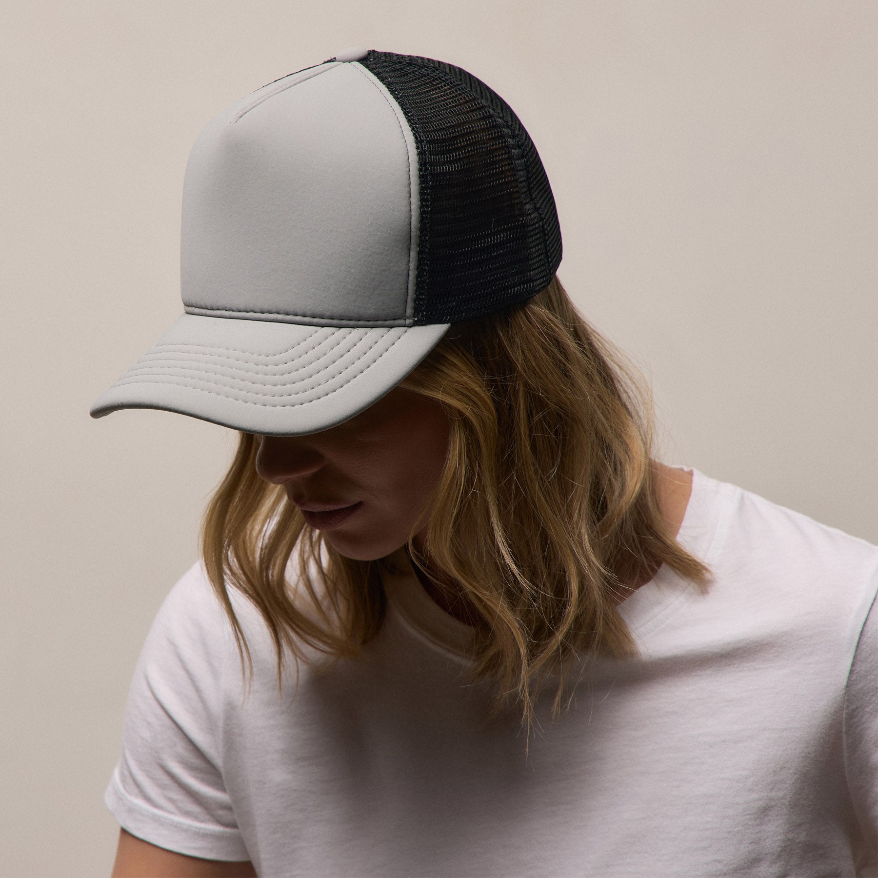 【JAMES PERSE】ジェームスパース トラッカー キャップ グレー JP x LA Trucker Hat - Pale Grey | James Perse Los Angeles