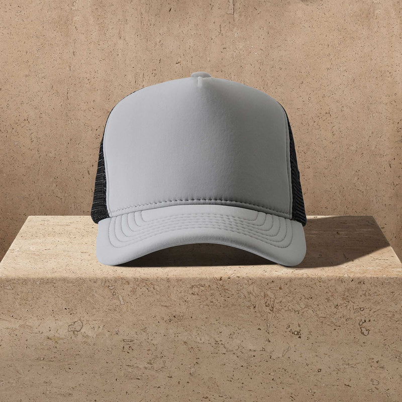 Scuba Trucker Hat in Pale Grey | James Perse Los Angeles