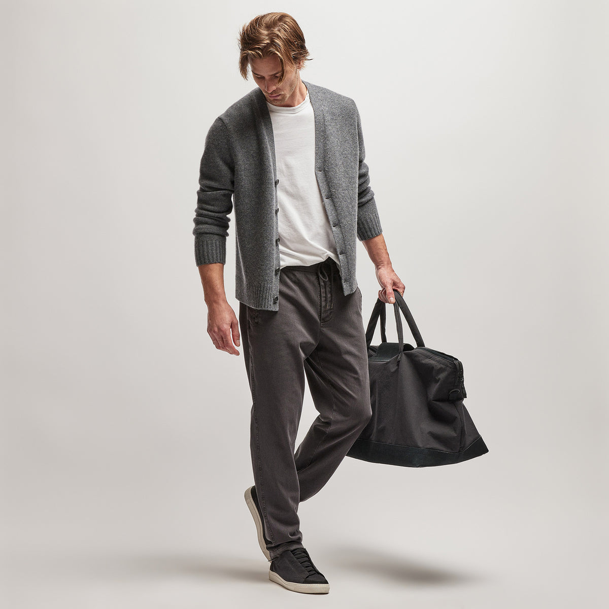 Cotton Twill Pant in Magma Pigment | James Perse Los Angeles