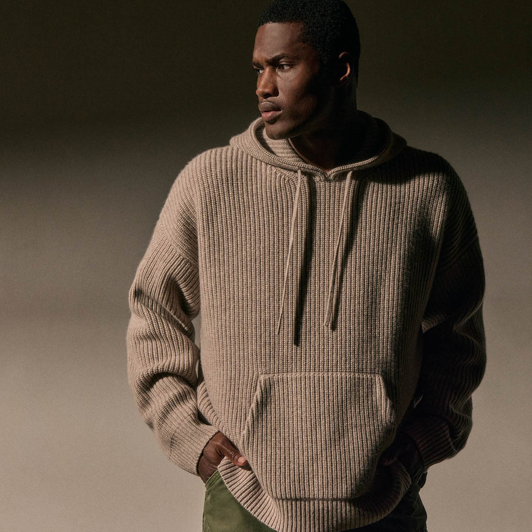 Unisex Beach Pullover - Stone | James Perse Los Angeles