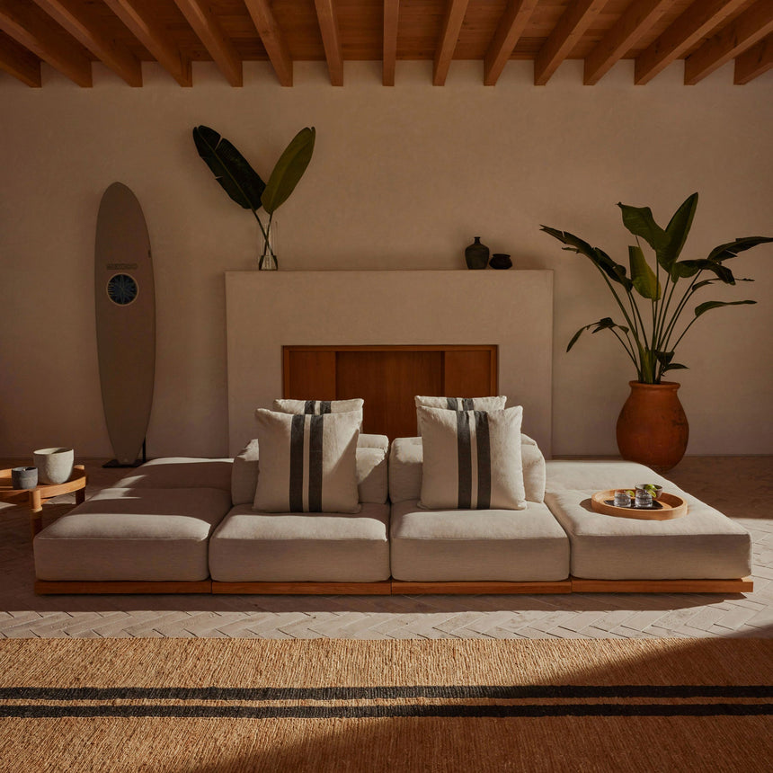 Pacific Ottoman in Teak | James Perse Los Angeles