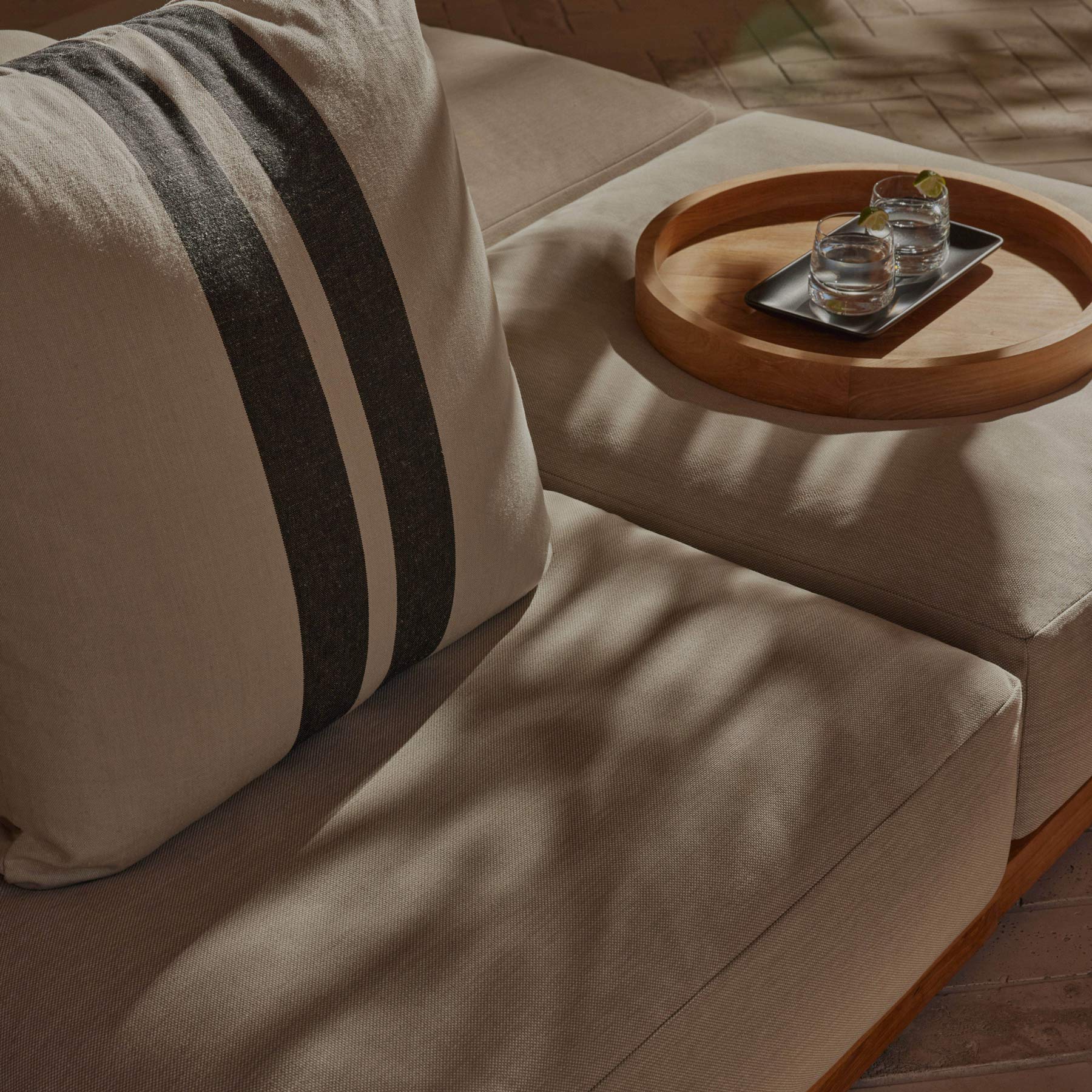 Pacific Ottoman - Teak | James Perse Los Angeles