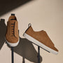 Suede Solstice Sneaker in Chestnut | James Perse Los Angeles