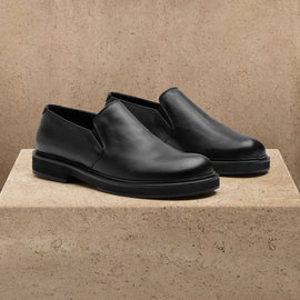 Men's Calf Leather Loafer - Black