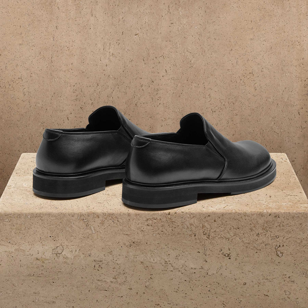 Men's Calf Leather Loafer - Black