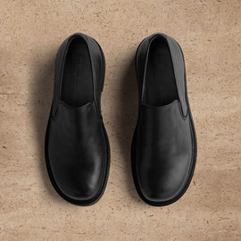 Men's Calf Leather Loafer - Black