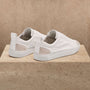 Men's Solstice Skate Low Top Sneaker in White/Taupe | James Perse Los Angeles