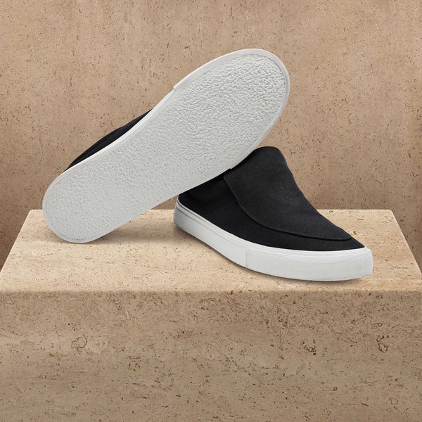 Men's Coastal Canvas Slip On in Black | James Perse Los Angeles
