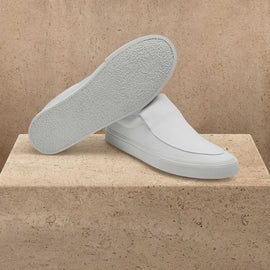 Men's Coastal Canvas Slip On in White | James Perse Los Angeles