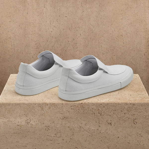 Men's Coastal Canvas Slip On in White | James Perse Los Angeles