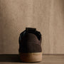 Men's Suede Retro Sneaker in Ebony | James Perse Los Angeles