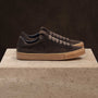 Men's Suede Retro Sneaker in Ebony | James Perse Los Angeles