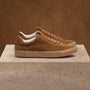 Men's Suede Retro Sneaker in Tabacco | James Perse Los Angeles