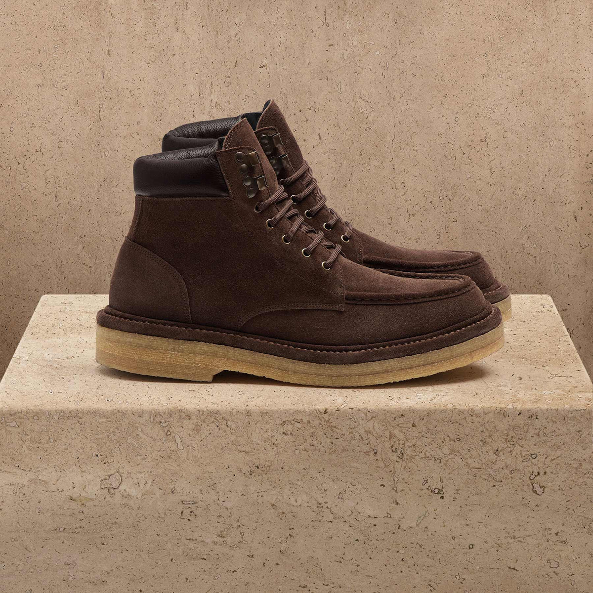 Men's Work Boot in Cafe | James Perse Los Angeles
