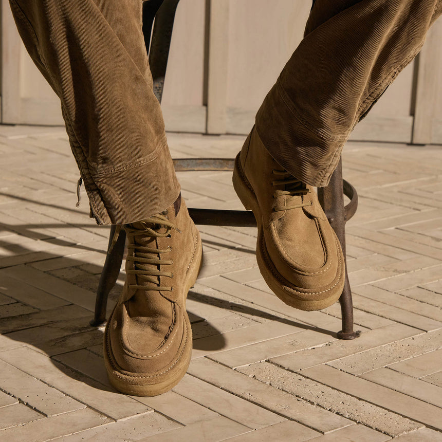 Men's Suede Work Boot - String