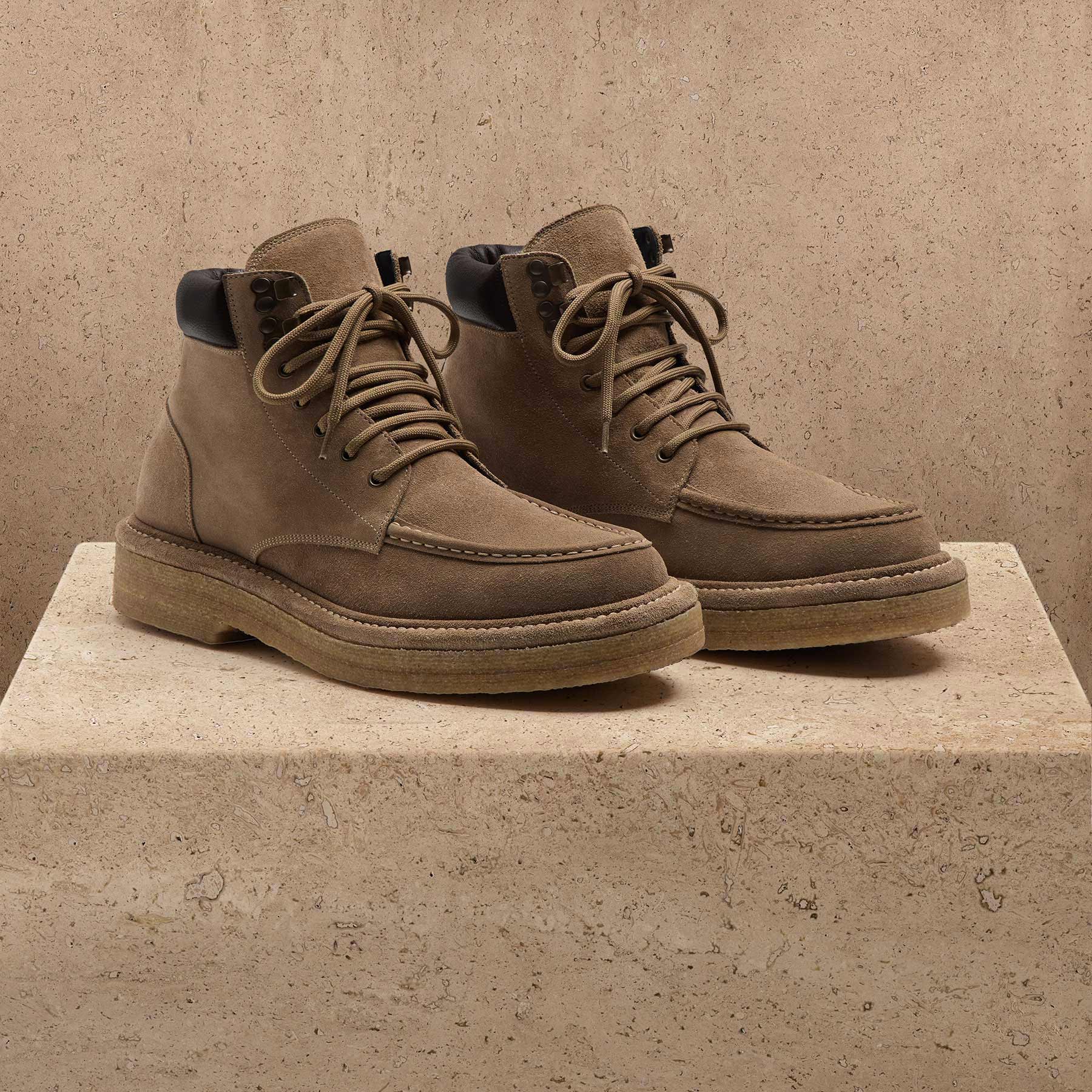 Men's Suede Work Boot - String | James Perse Los Angeles