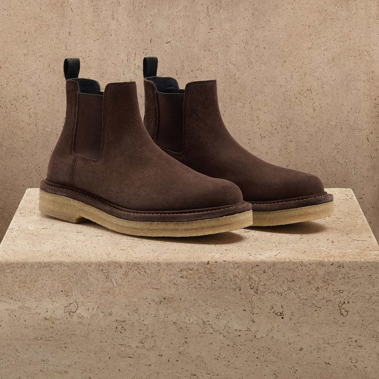 Men's Chelsea Boot in Cafe | James Perse Los Angeles