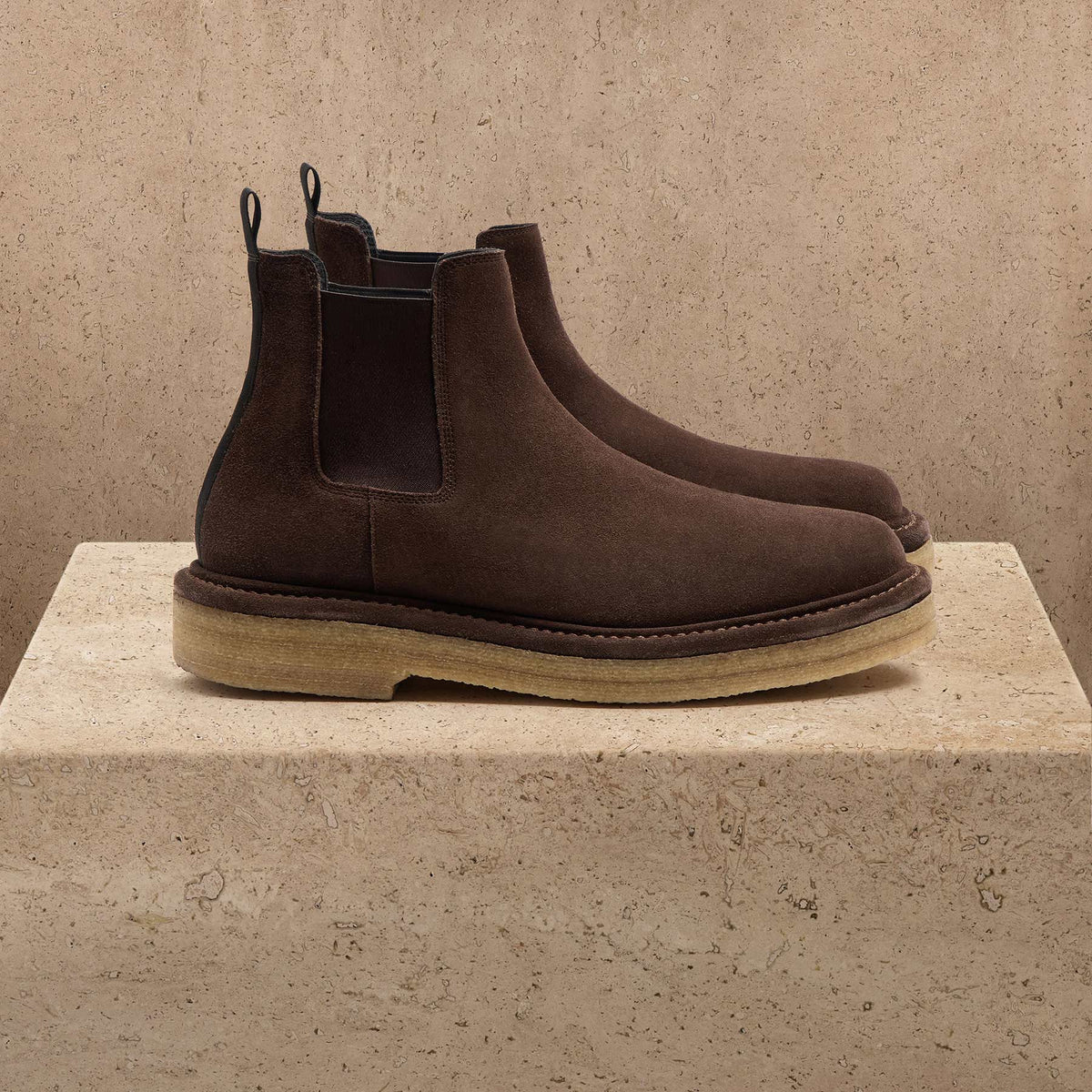 Men's Chelsea Boot in Cafe | James Perse Los Angeles