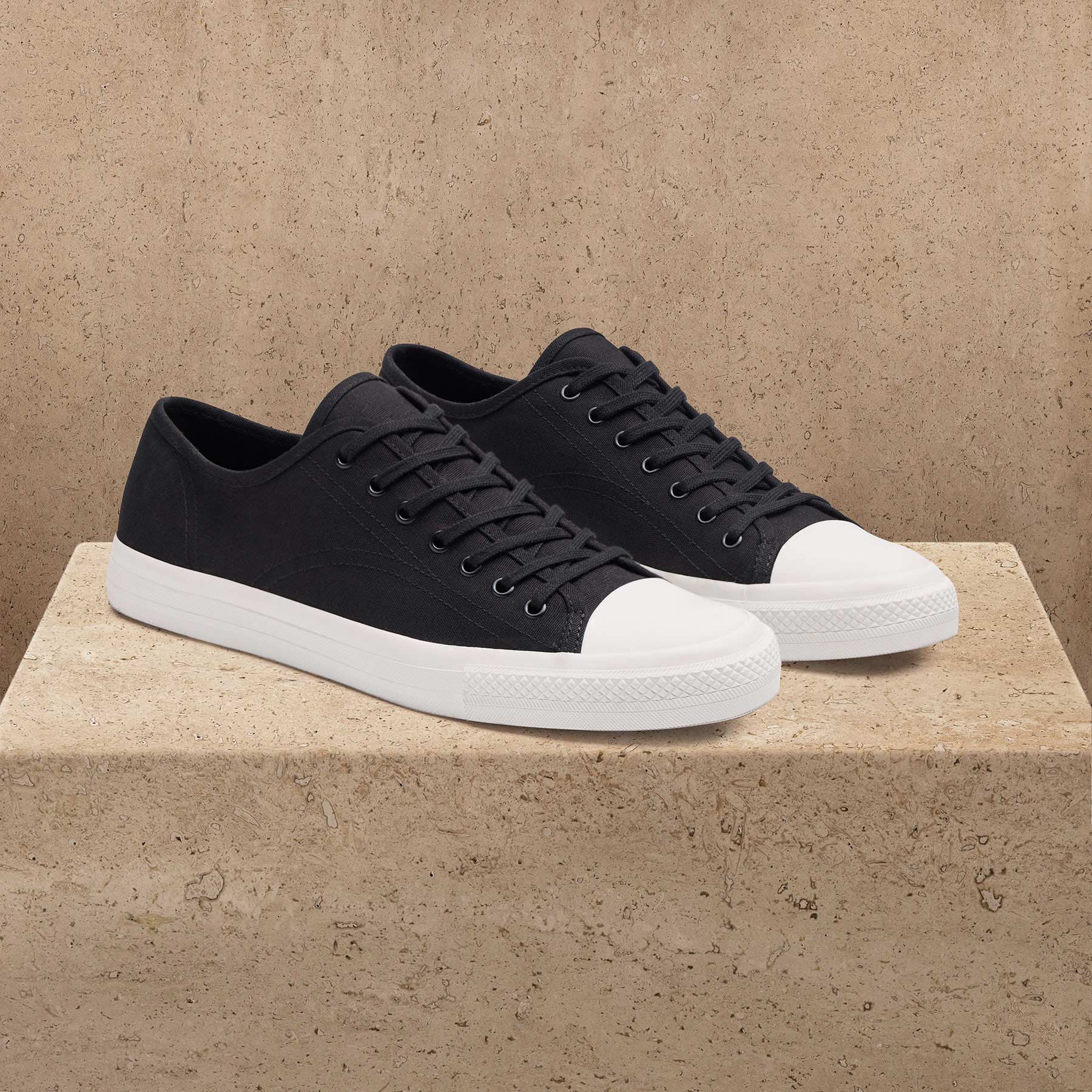Men's Cotton Canvas Low Top Sneaker from James Perse - $325