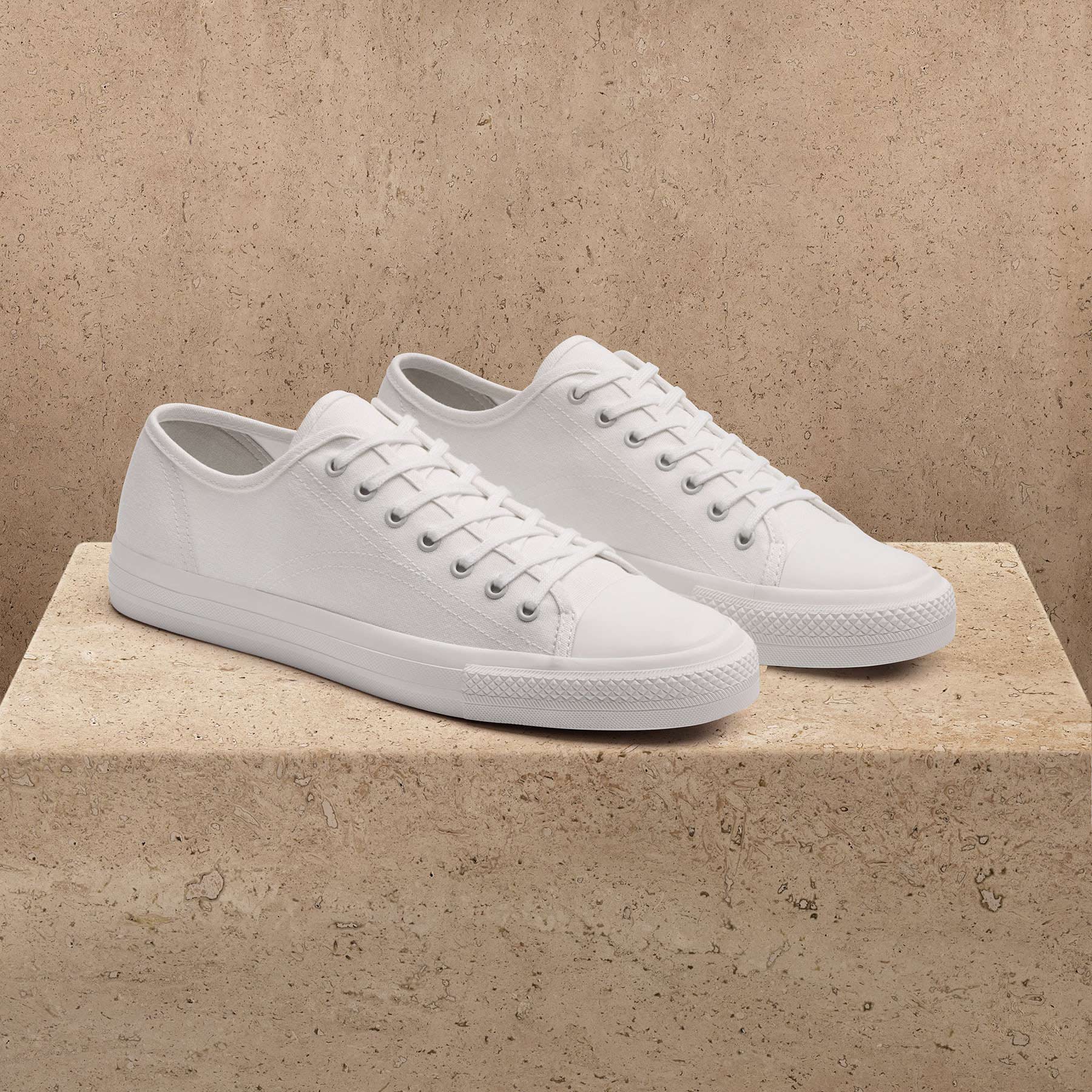Men's Cotton Canvas Low Top Sneaker from James Perse - $325