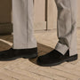 Men's Soft Suede Loafer in Black | James Perse Los Angeles