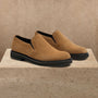 Men's Soft Suede Loafer In Cognac | James Perse Los Angeles