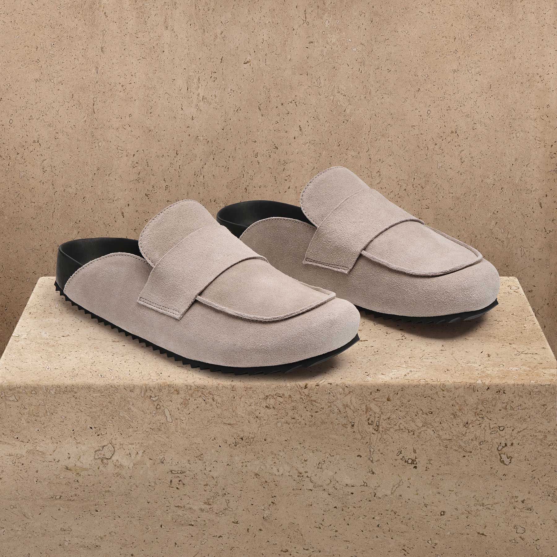 Men's Suede Slip On Loafer in Earth | James Perse Los Angeles