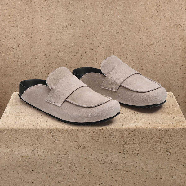 Men's Suede Slip On Loafer in Earth | James Perse Los Angeles