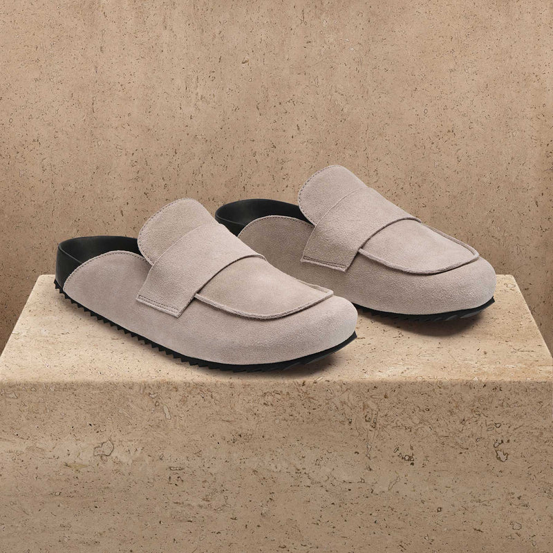 Men's Suede Slip On Loafer in Earth | James Perse Los Angeles