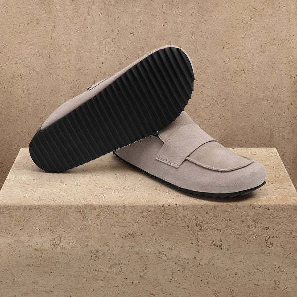 Men's Suede Slip On Loafer in Earth | James Perse Los Angeles