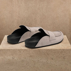 Men's Suede Slip On Loafer in Earth | James Perse Los Angeles