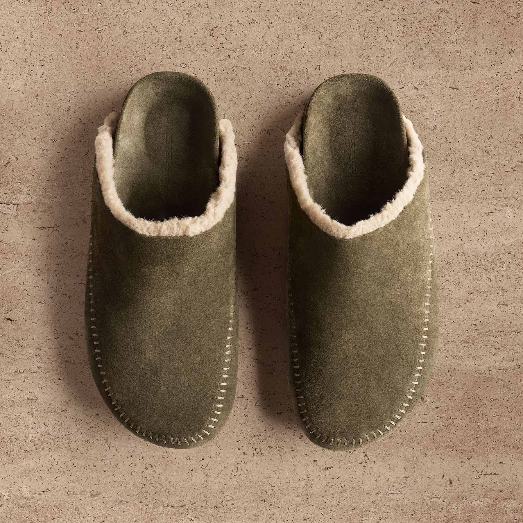 Men's Suede Clog In Musk | James Perse Los Angeles