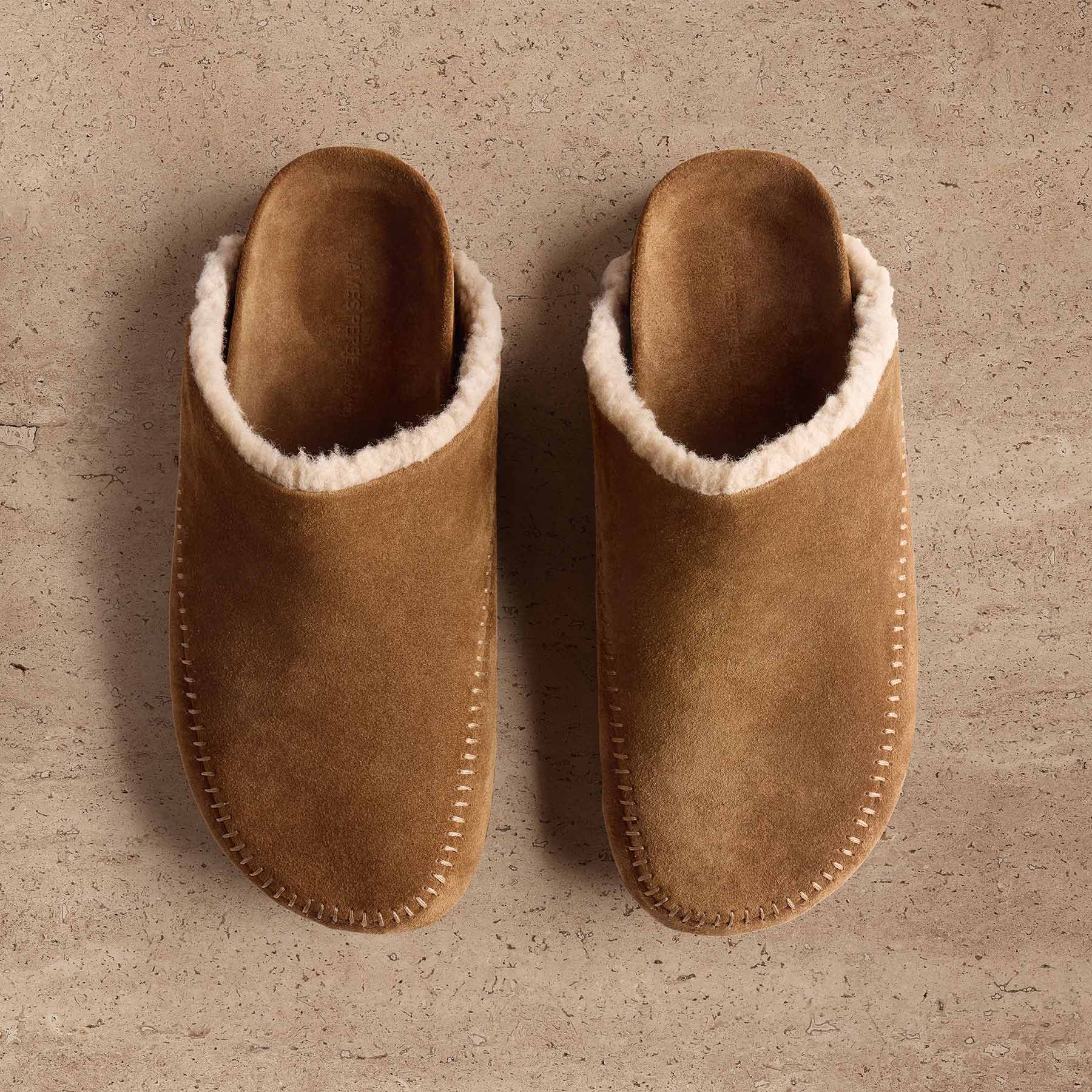 Men's Suede Clog In Tabacco | James Perse Los Angeles