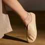 Women's Napa Leather Babouche In Sahara | James Perse Los Angeles