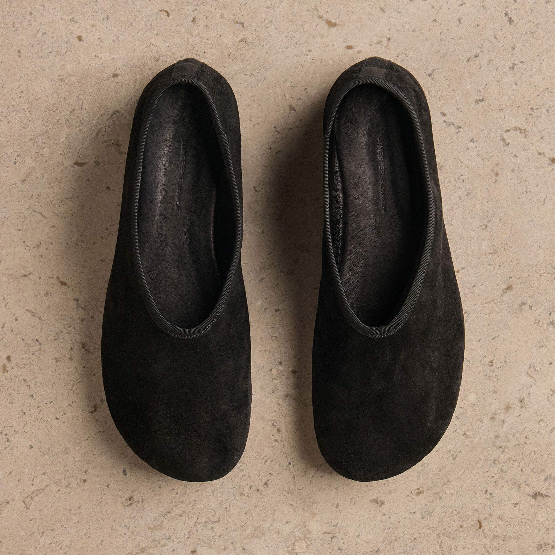 Women's Binded Suede Ballet Flat